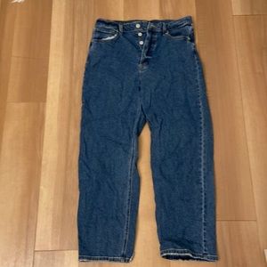 High Rise Straight Jeans